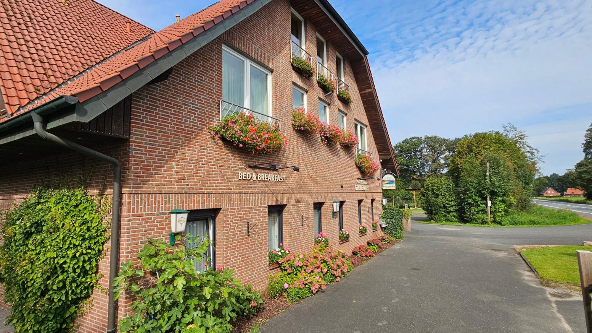 Gaestehaus Grunewald Bed & Breakfast Heiden Esterno foto